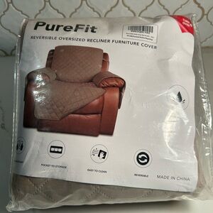 Reversible Recliner Cover in Brown